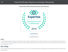Tablet Screenshot of prettypetsnm.com